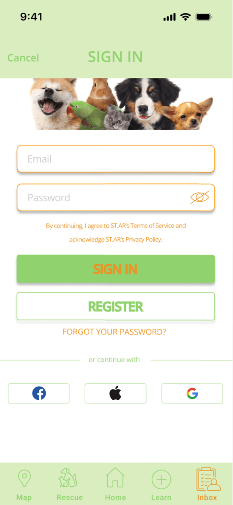 This page allows users to sign in by entering their email and password or using third-party services. This personalized access makes it easier for them to stay engaged and save their data.